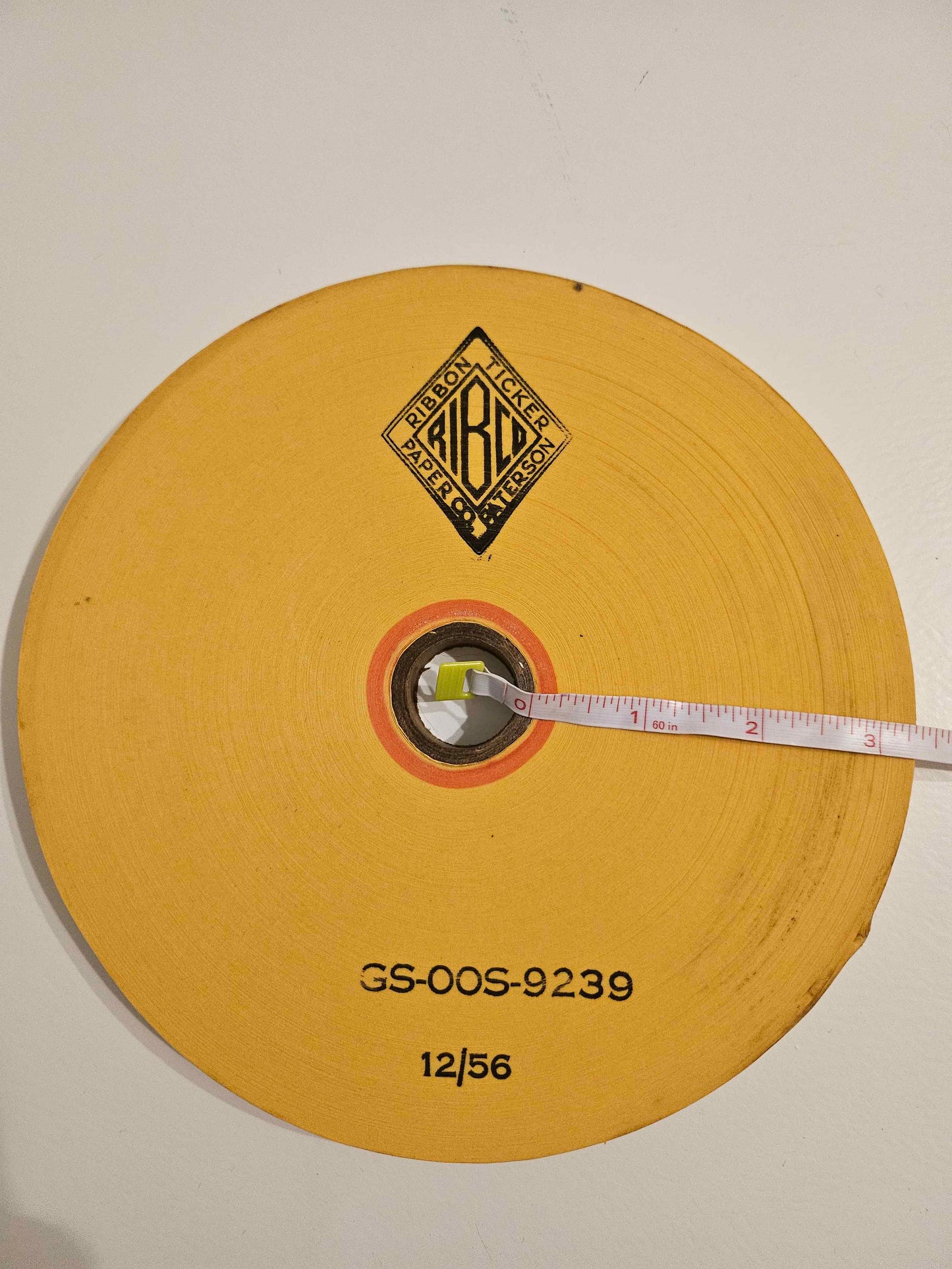 11/16" Perf Tape, Oiled, Yellow